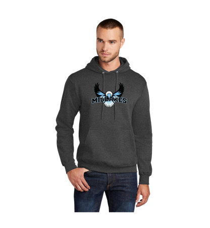 Midlakes Fleece Pullover Hooded Sweatshirt