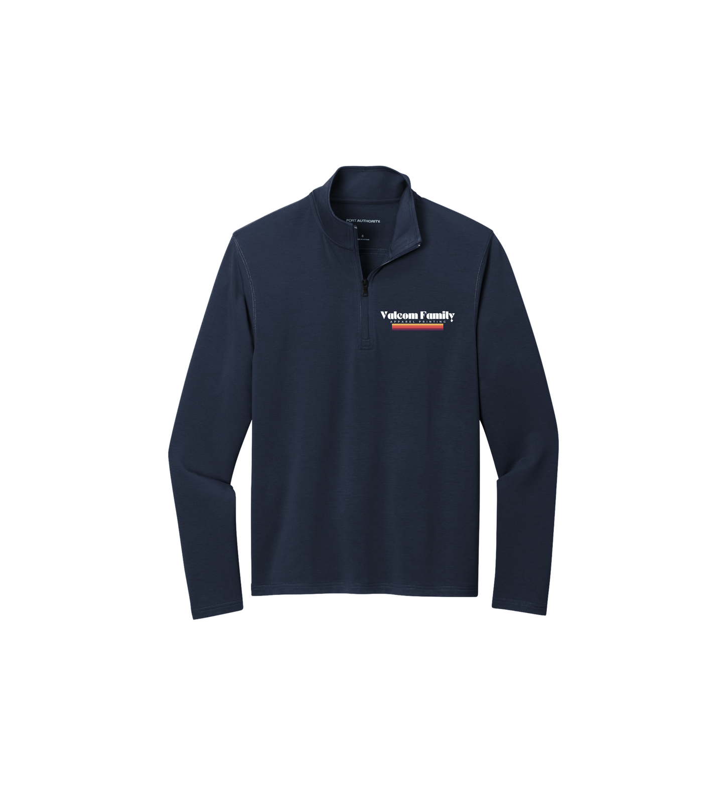 Custom Print Adult Microterry 1/4-Zip Pullover