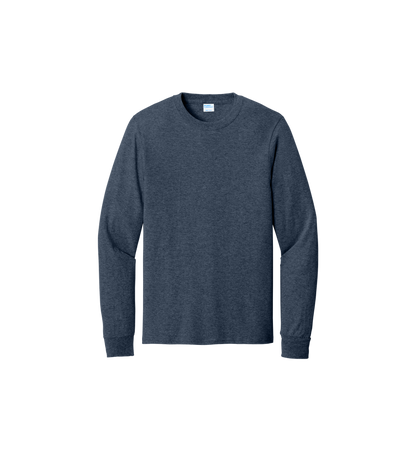 Custom Print Port & Co. Adult Long Sleeve Core Cotton