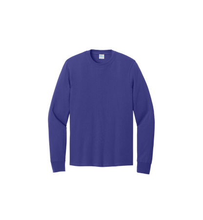 Custom Print Port & Co. Adult Long Sleeve Core Cotton