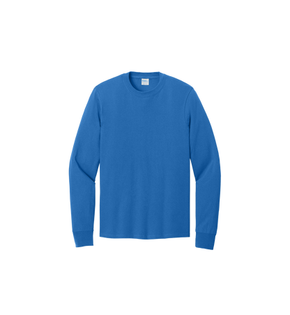 Custom Print Port & Co. Adult Long Sleeve Core Cotton