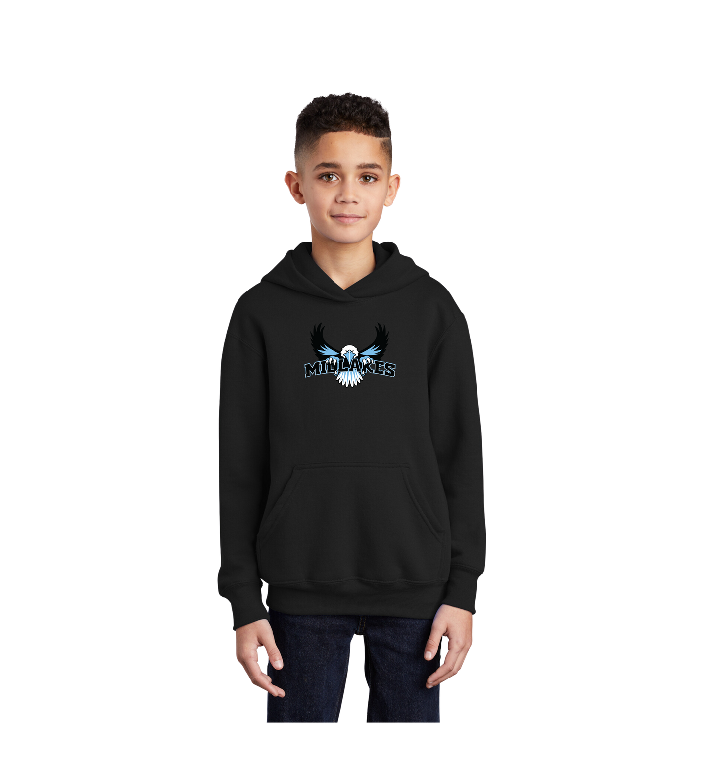 Midlakes Fleece Pullover Hooded Sweatshirt