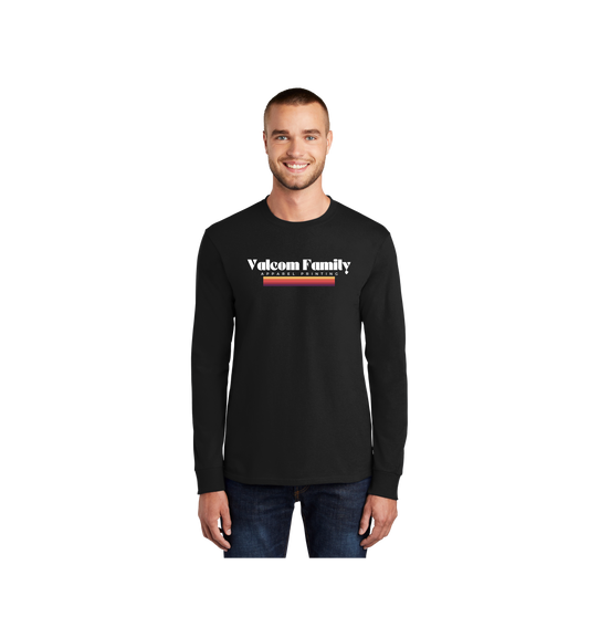 Custom Print Port & Co. Adult Long Sleeve Core Cotton