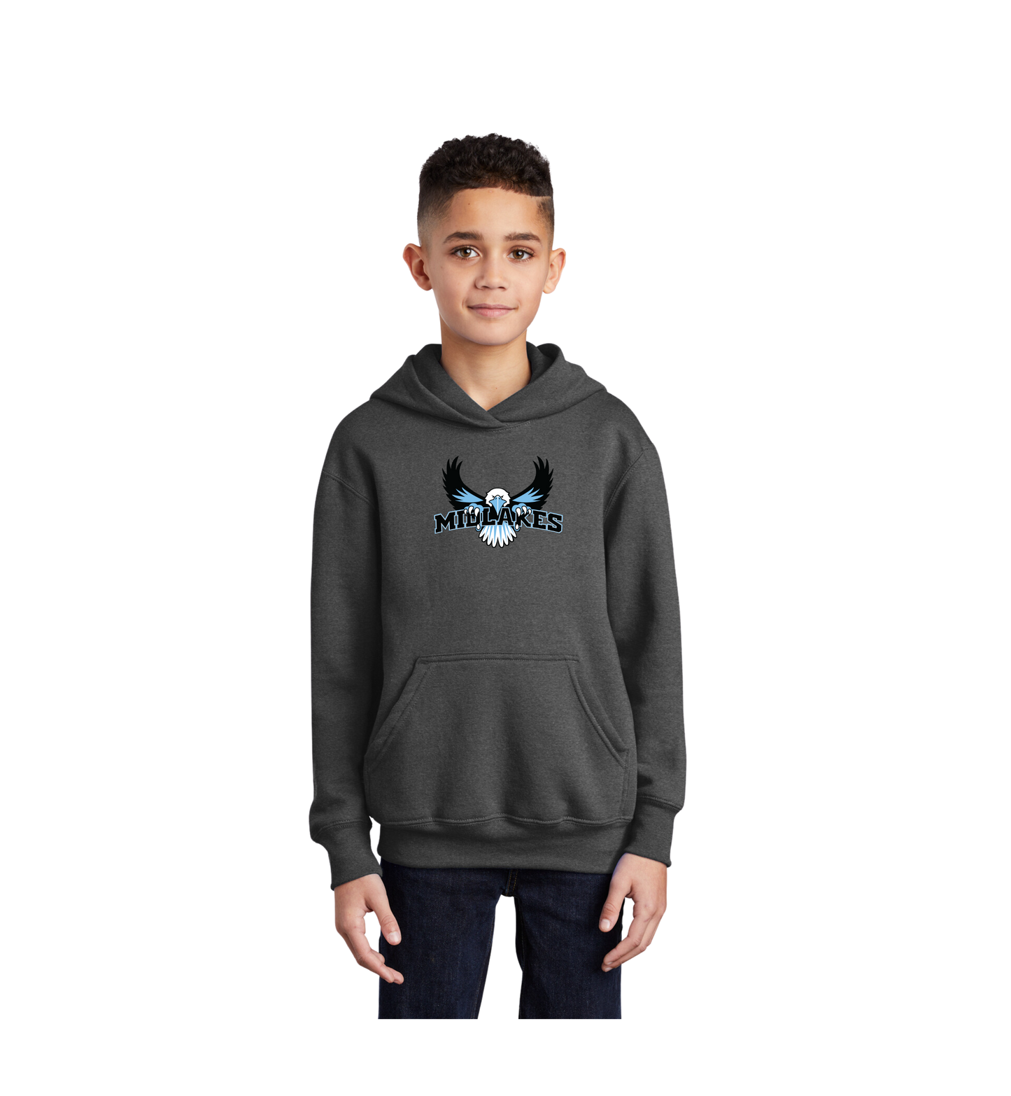 Midlakes Fleece Pullover Hooded Sweatshirt